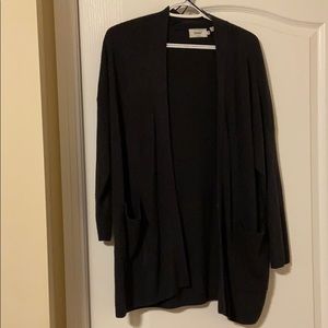 Dark Blue Long Cardigan